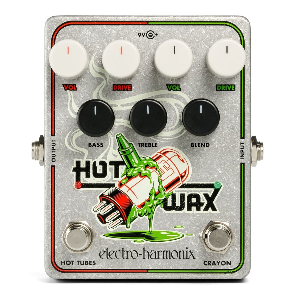 Electro-Harmonix EHX Hot Wax Hot Tubes Crayon Dual Overdrive